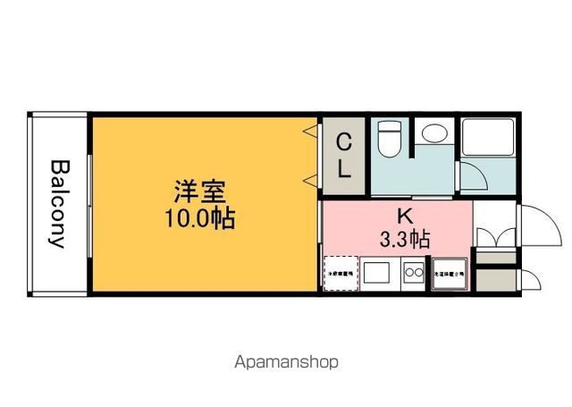 JRBハイツ矢野I番館の間取り写真