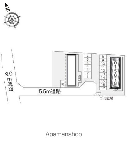 レオパレスフルールⅡ 107 ｜ 千葉県柏市高田1042-18（賃貸アパート1K・1階・23.18㎡） その13