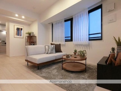 ザ・パークハビオ市ヶ谷イースト[1LDK/53.87m2]のリビング・居間