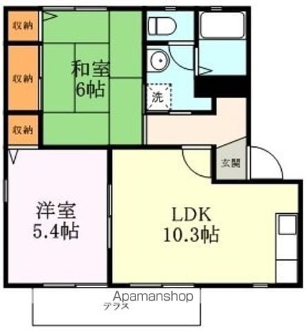 アイリス正道F棟の間取り写真