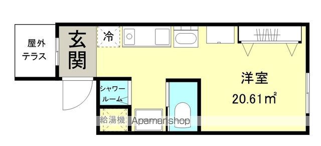 和歌山市友田町のアパートの間取り