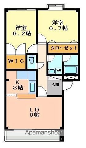 TOWN Kの間取り写真