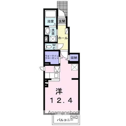 坂本３丁目アパート　　　　　　　　　　　　　　　　　　　　　[1R/34.53m2]の間取図