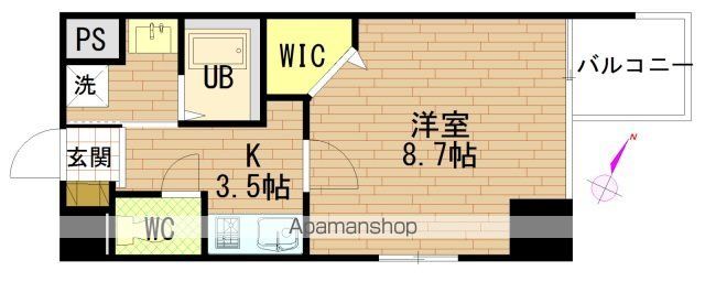 グラビスコート広島駅前通りの間取り写真