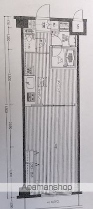 フェニックス江戸川橋[1DK/41.4m2]の間取図