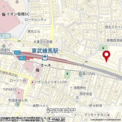 パルシティ徳丸一号棟[2LDK/64.28m2]の周辺