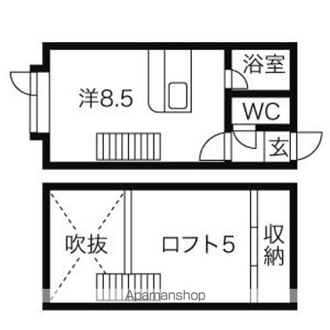 イーストサイドインの間取り写真