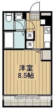 福生セイワレジデンス[1K/26.08m2]の間取図