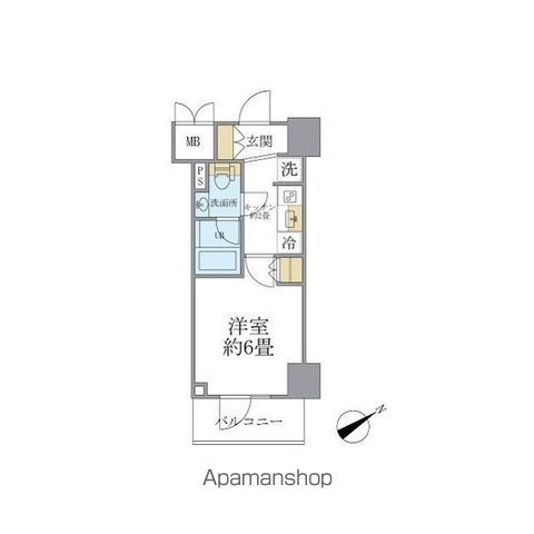 レスピール川崎の間取り