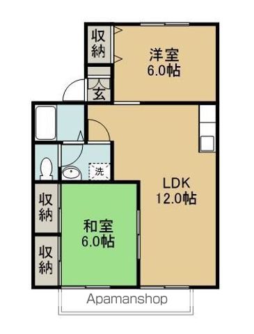 セジュールコバエの間取り写真