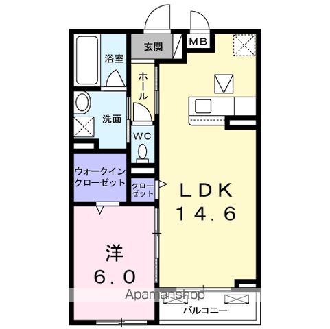 【アーバンシャトー甲斐の間取り】