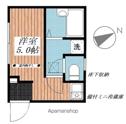 東京都杉並区西荻南２丁目[1R/14.07m2]の間取図