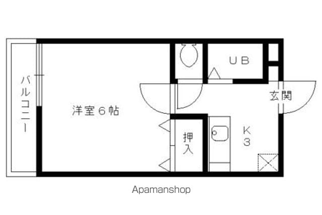 上賀茂ハイツ安井の間取り写真