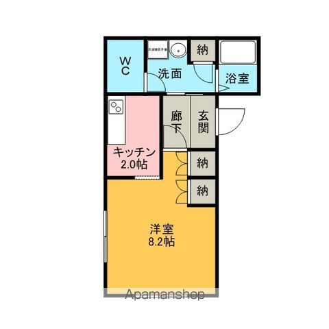 アクアス今江の間取り写真