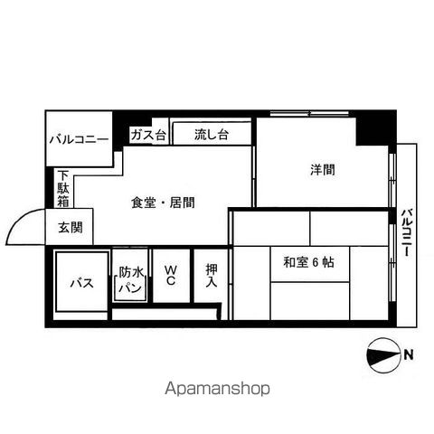 アネックス調布の間取り写真