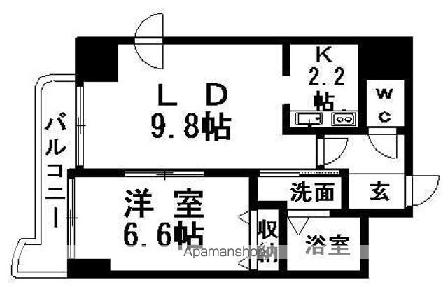 ティアラ月寒中央の間取り写真
