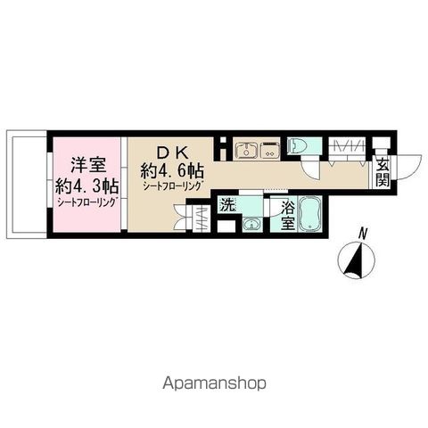 ADMIRAL HIMONYAの間取り写真