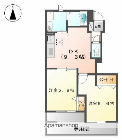 クレシア2の間取り写真