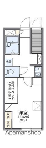 レオパレス中浜２番館の間取り