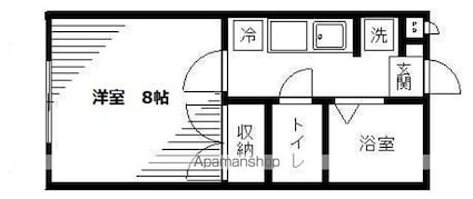 エクセレントＫＥＩ[1K/23.1m2]の間取図
