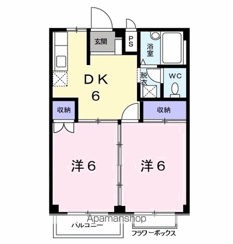 メゾンドセシボンの間取り写真