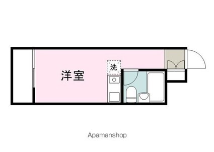 リアライズ福山[1R/15.5m2]の間取図
