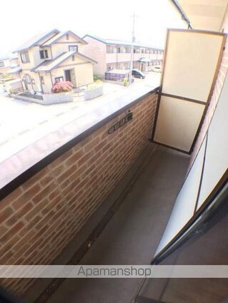 ノースウイング[1K/21.28m2]のバルコニー