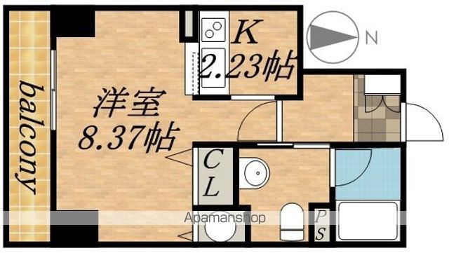 レジディア大通西の間取り写真