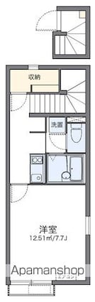 レオネクスト成城フォレスト[1K/27.39m2]の間取図