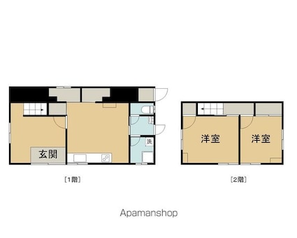重永借家[2LDK/63.78m2]の間取図