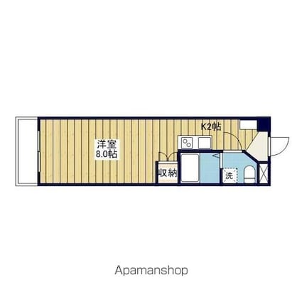 カローラ清水町[1R/26.97m2]の間取図