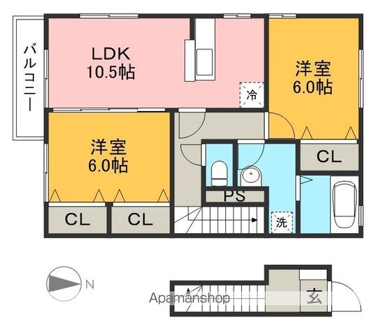 ボヌールＫ　Ｂ棟のイメージ