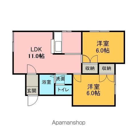 ノース丘珠の間取り写真
