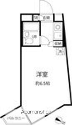 東京都目黒区中目黒４丁目[1R/17.46m2]の間取図