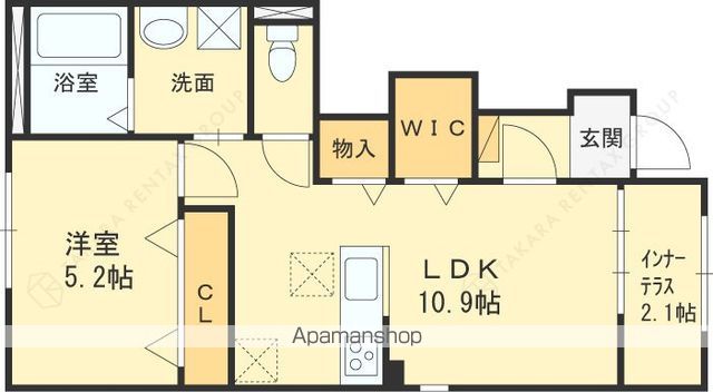 ORANGE VILLA 堀溝の間取り写真