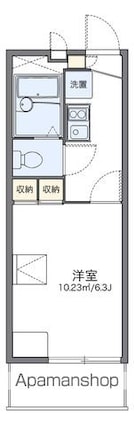 レオパレス南の風[1K/19.87m2]の間取図