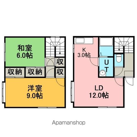ロイヤルハウス富丘Cの間取り写真