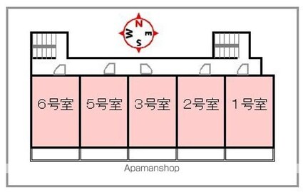 コートリジェール[3DK/58.5m2]の共用部
