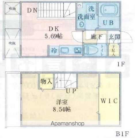 【ＬＥＧＡＬＡＮＤ市谷薬王寺の間取り】