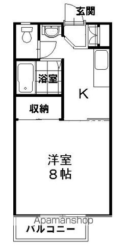 セジュールこかめの間取り写真