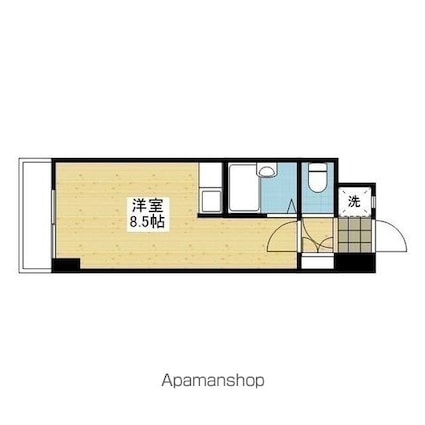 ＣＡＳＡ　ＦＥＬＩＺ[1R/22m2]の間取図
