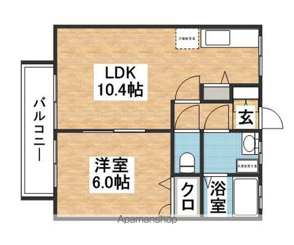 イーストオールC棟の間取り写真