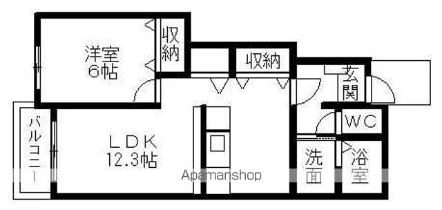 アザレア・HORIKAWAの間取り写真