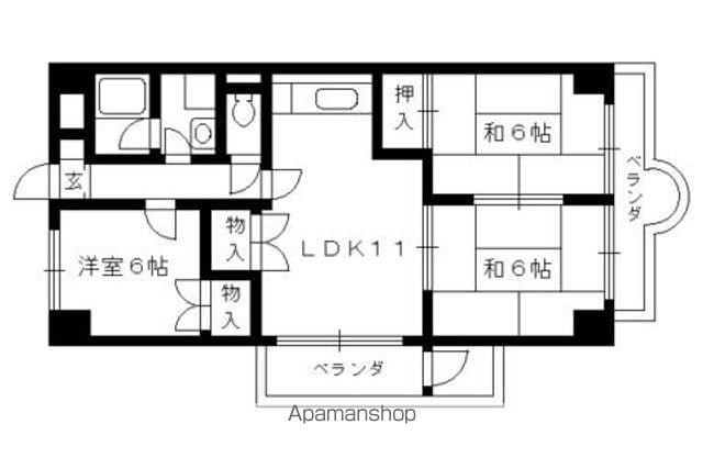 グレイスヴィラ阿部の間取り写真