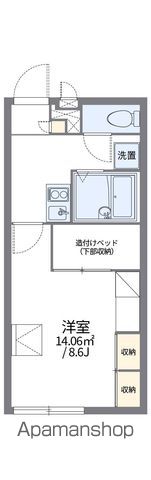 レオパレスミルドエルの間取り