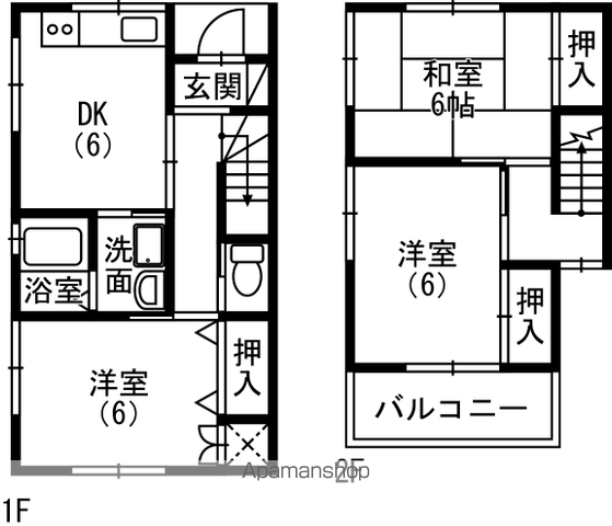 テラスMの間取り写真