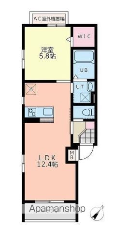 【横浜市鶴見区矢向のマンションの間取り】