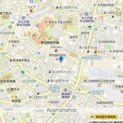 ジオ市谷仲之町[2LDK/63.24m2]の配置図