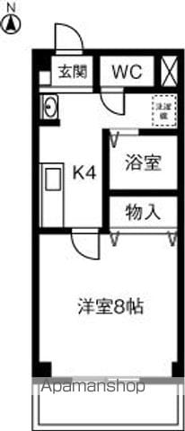 ブローニュ神山の間取り写真