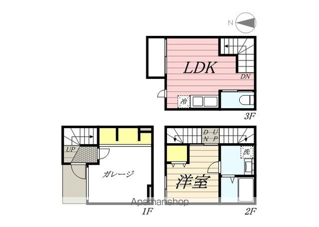 【ＬＡ　ＳＣＵＤＥＲＩＡの間取り】